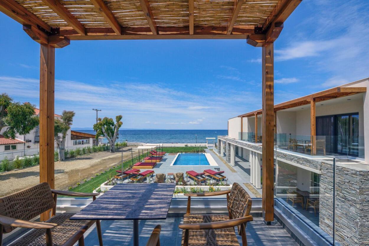 Amyntas Seafront Hotel Néosz Marmarász Kültér fotó